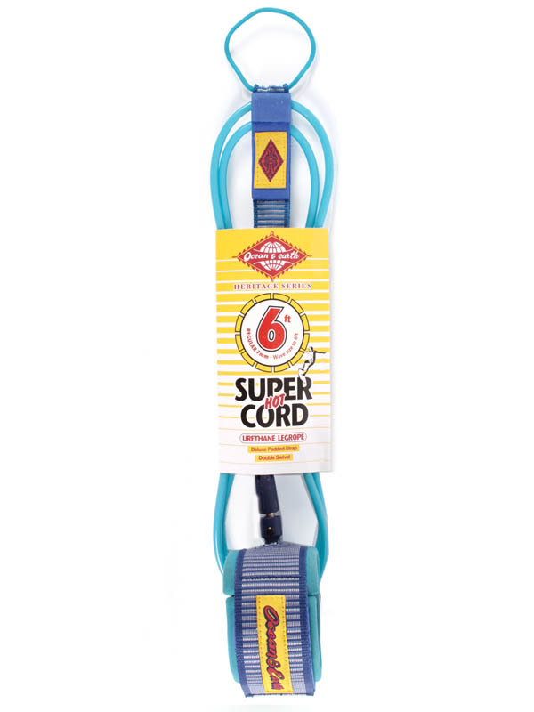 Ocean and earth Heritage comp leash 6'0'' Blue
