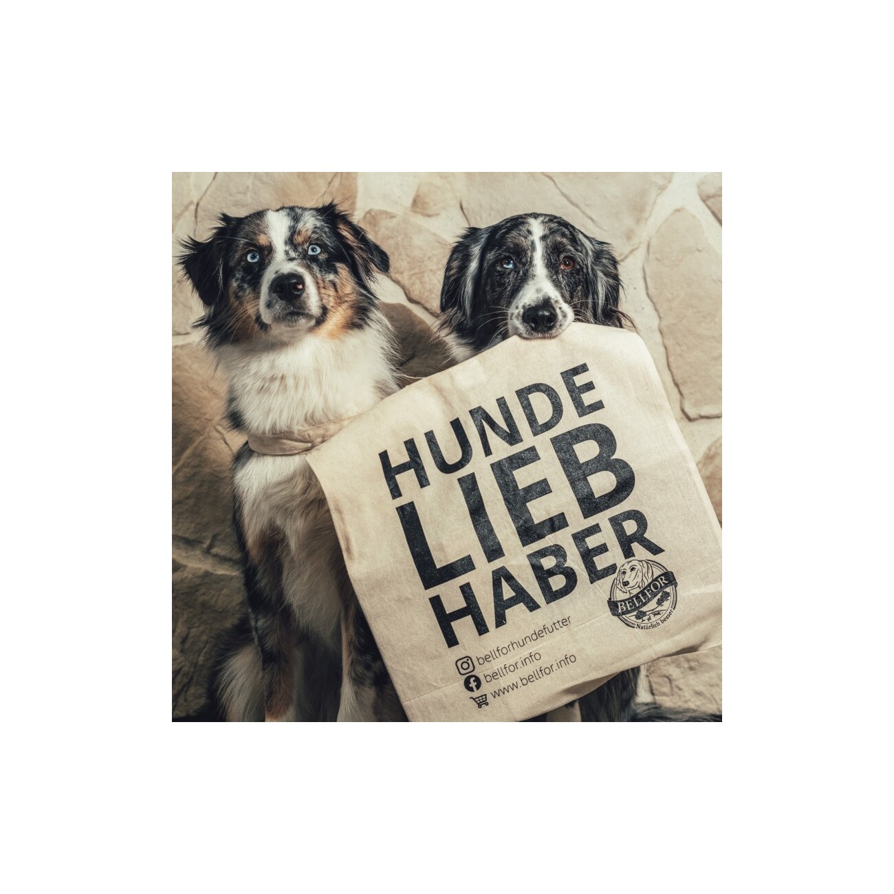 Bellfor Jutebeutel - Hundeliebhaber