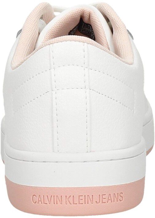 Calvin Klein Cupsole Laceup Basket Low LTH wit