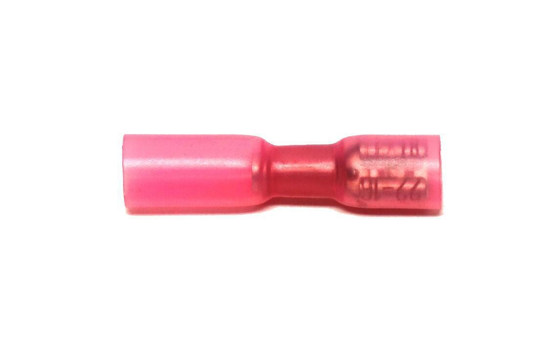 Flachsteckhülsen WP 4.8 x 0.8 mm, weiblich, Rot, 10 Stk.Flachsteckhülse für 0.5-1.5 mm2 (22-18 AWG)