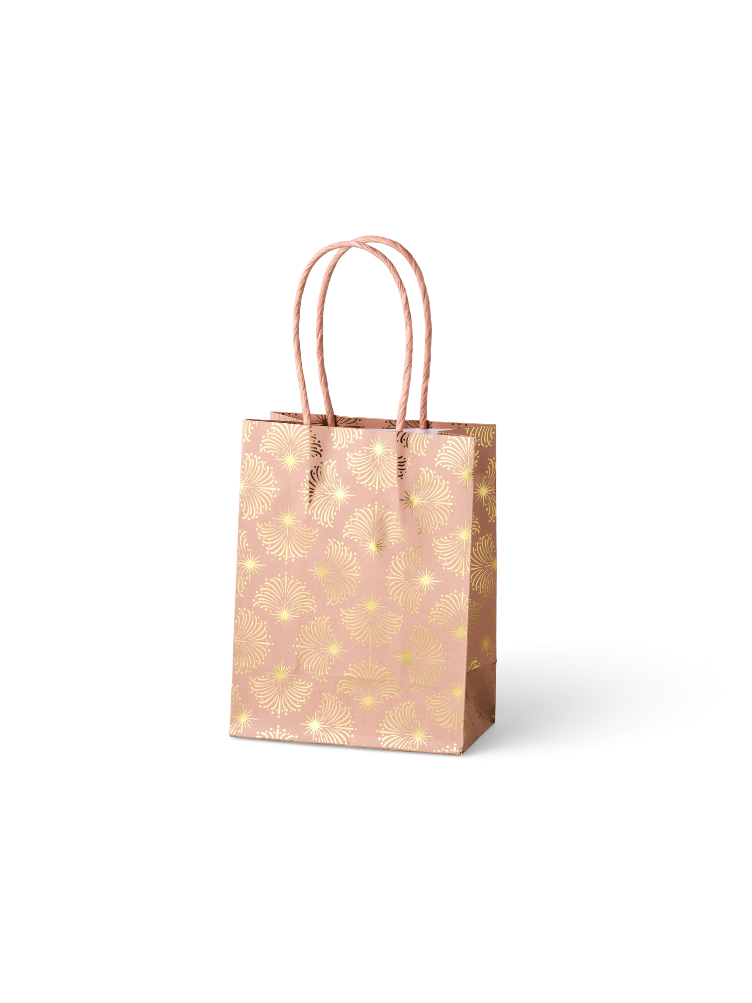 Gavepose | Papir. 11,4 x 6,4 x 14,6 cm.  | Dusty Rose