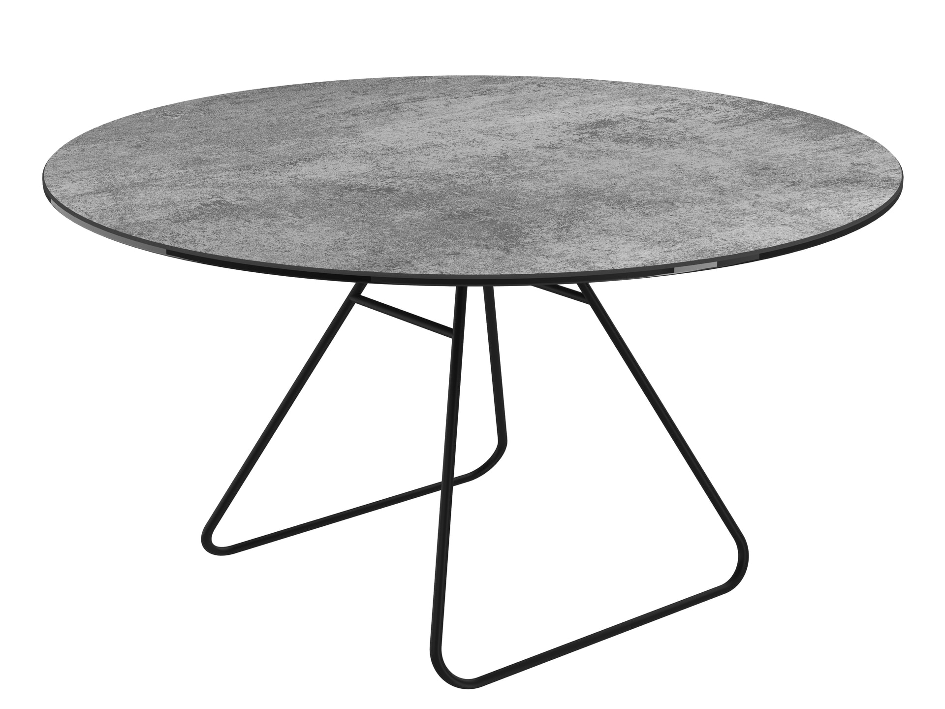 PURO Couchtisch IRIS 75x75 cm Keramik Silver