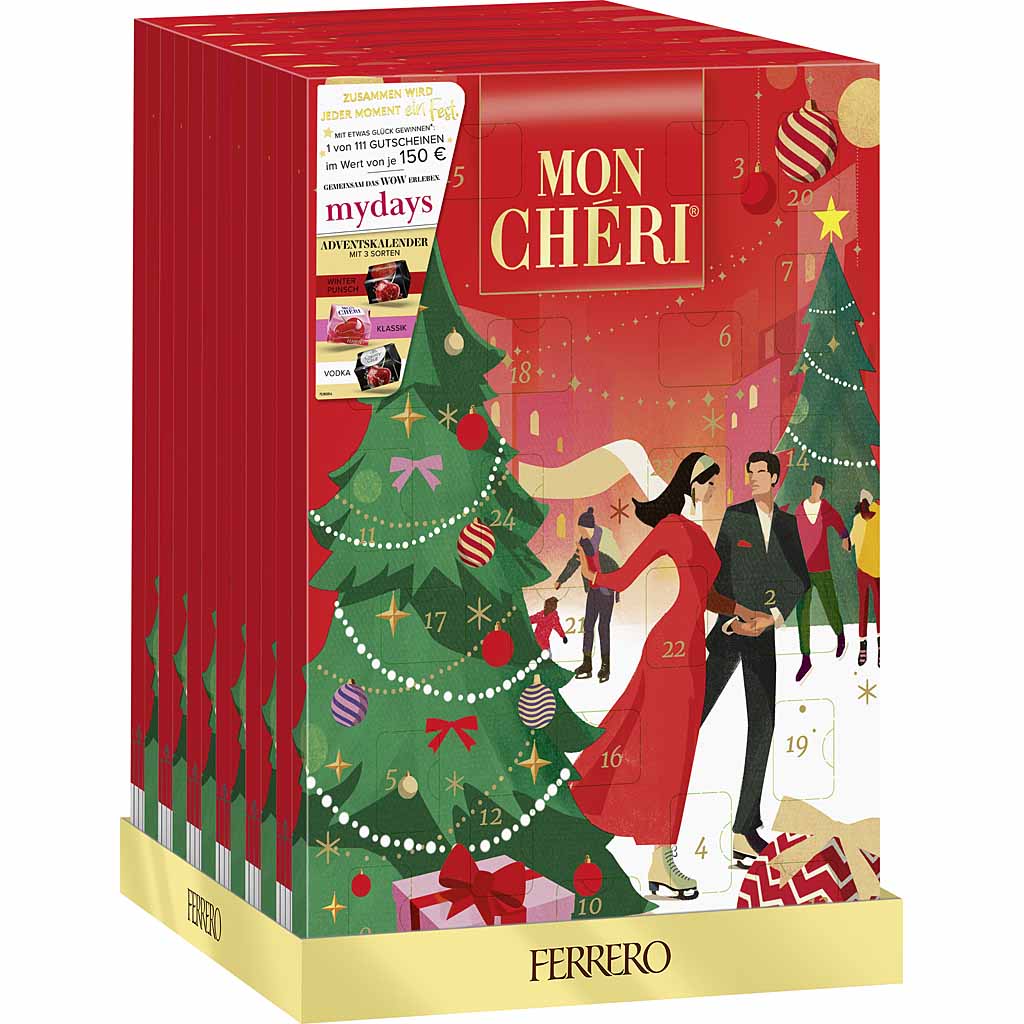 Ferrero Mon Chéri Adventskalender 252g MHD:20.4.25