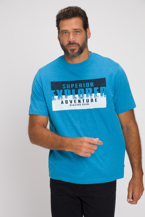 T-Shirt, Halbarm, Explorer Print