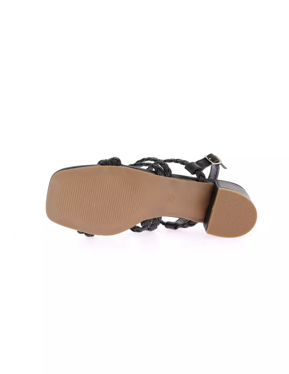 CLAUDIA GHIZZANI 2AA1581101 - Sandales & nu-pieds BLACK-PU