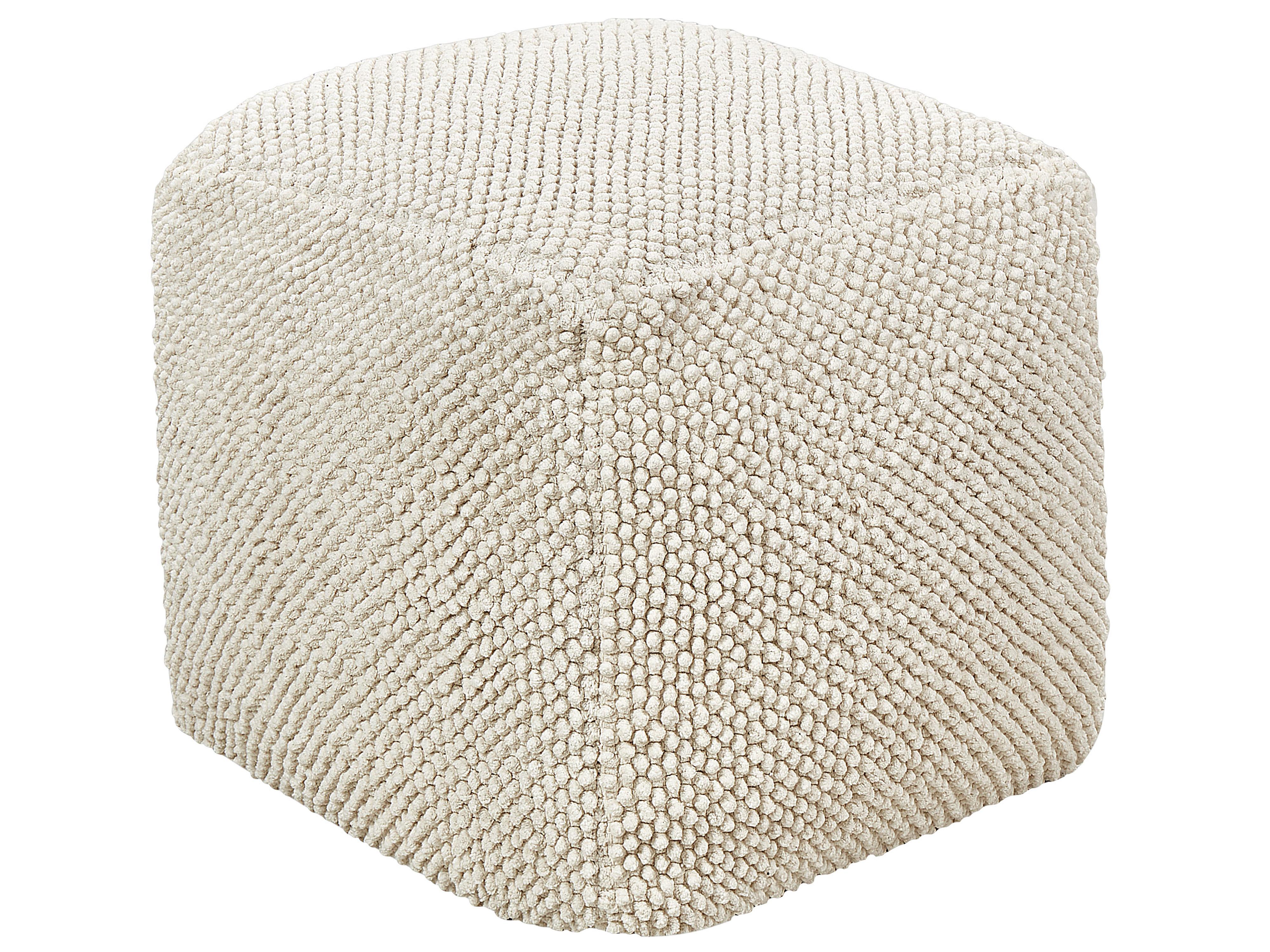 Poef JOARA Katoen Beige