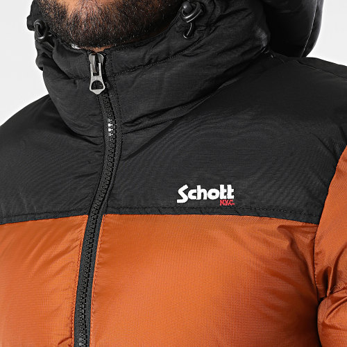 Doudoune Capuche Utah 2 Marron Noir