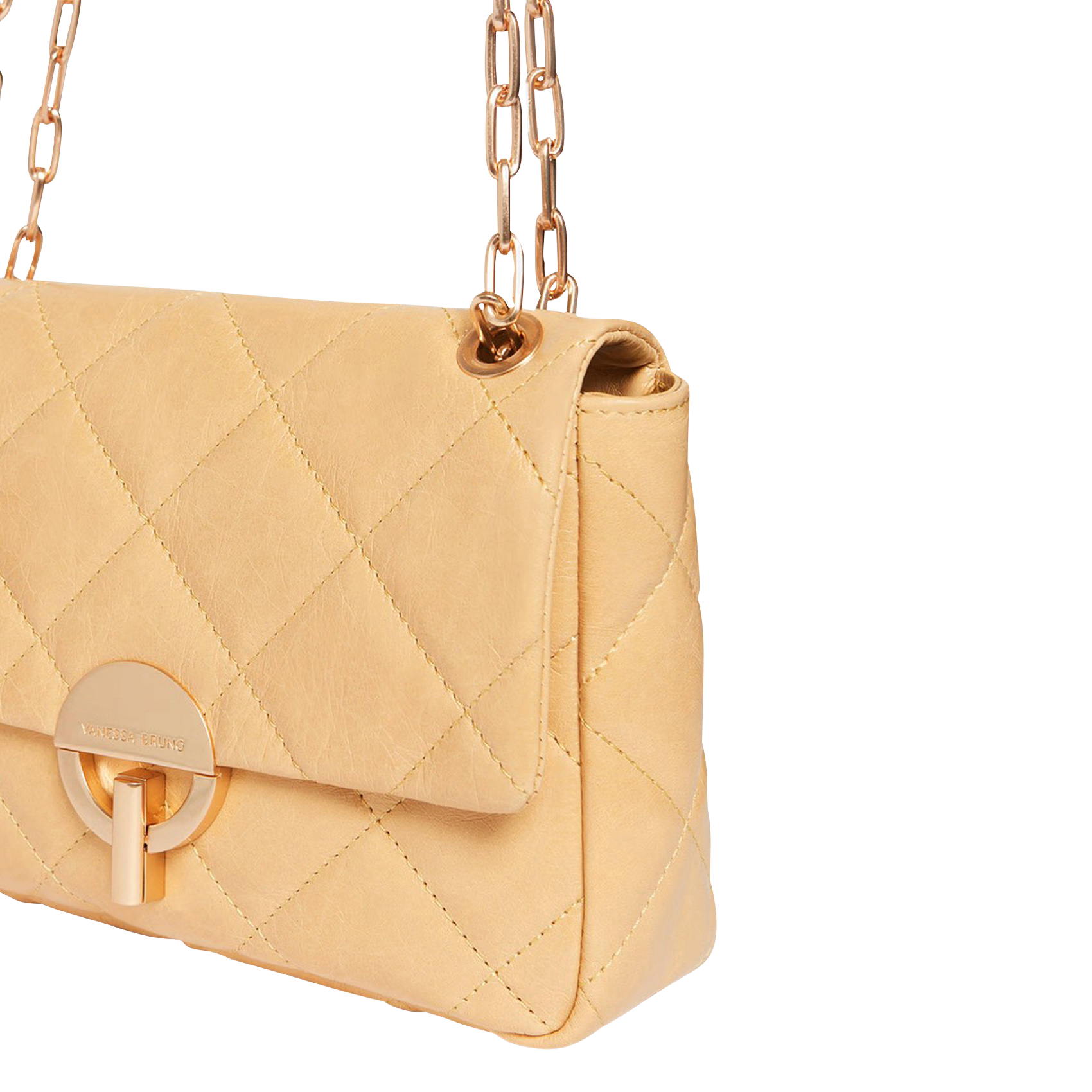 GRAND MOON - Sac bandoulière en cuir | Rouge