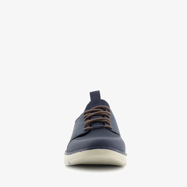 Bugatti heren sneakers blauw met beige