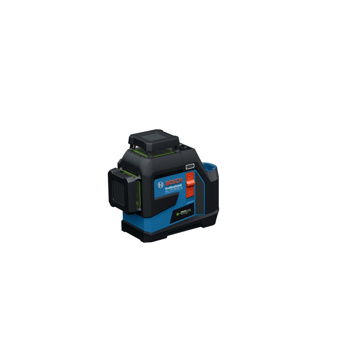 Bosch Professional GLL 12V-100-33 CG Kruislijnlaser groen 3x360° 12V 2.0Ah in L-Boxx - 0601065401
