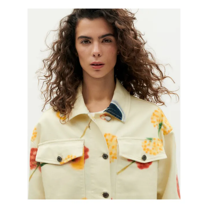 Thinking Mu Veste Frans Blow Coton Bio | Crème