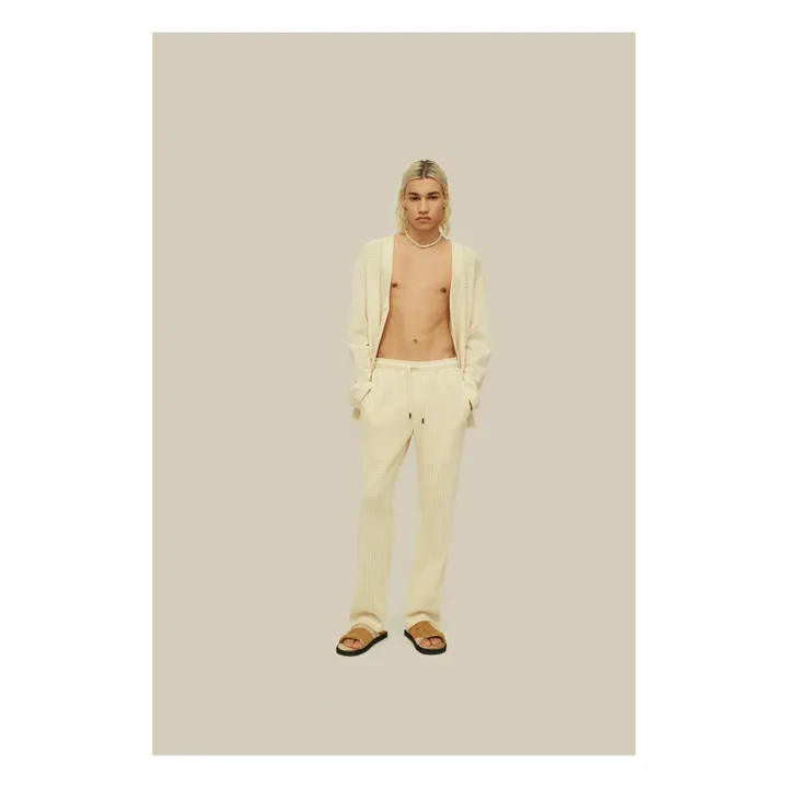 OAS Pantalon Ayora Net | Ecru