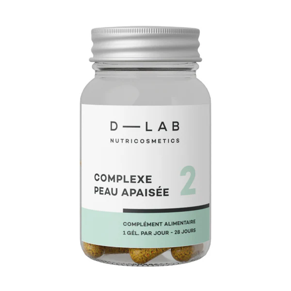 D-lab Complexe Peau Apaisée | Réduit l'inflammation & protège la peau 28 gélules