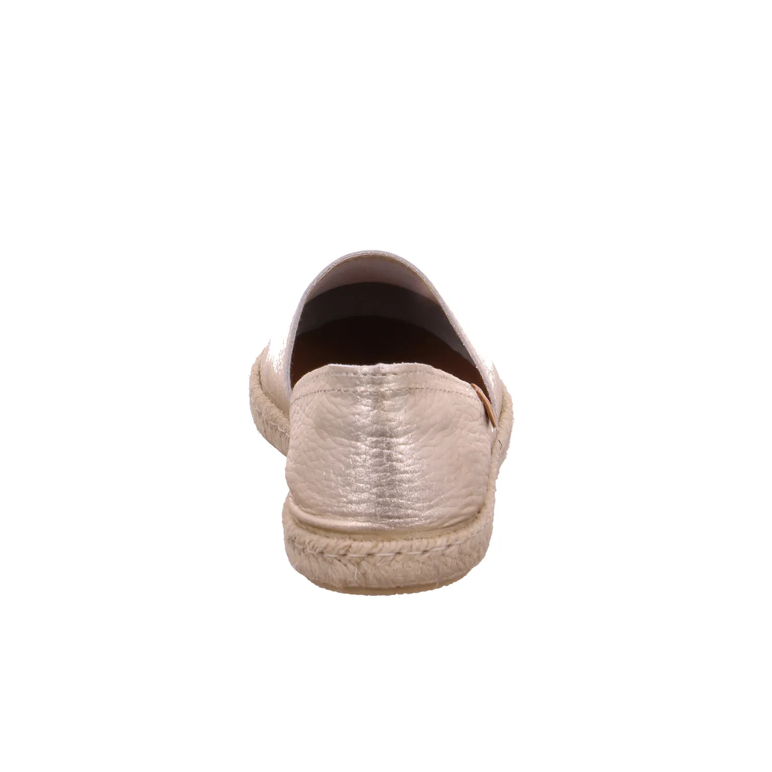 VERBENAS Espadrille Gold Leder