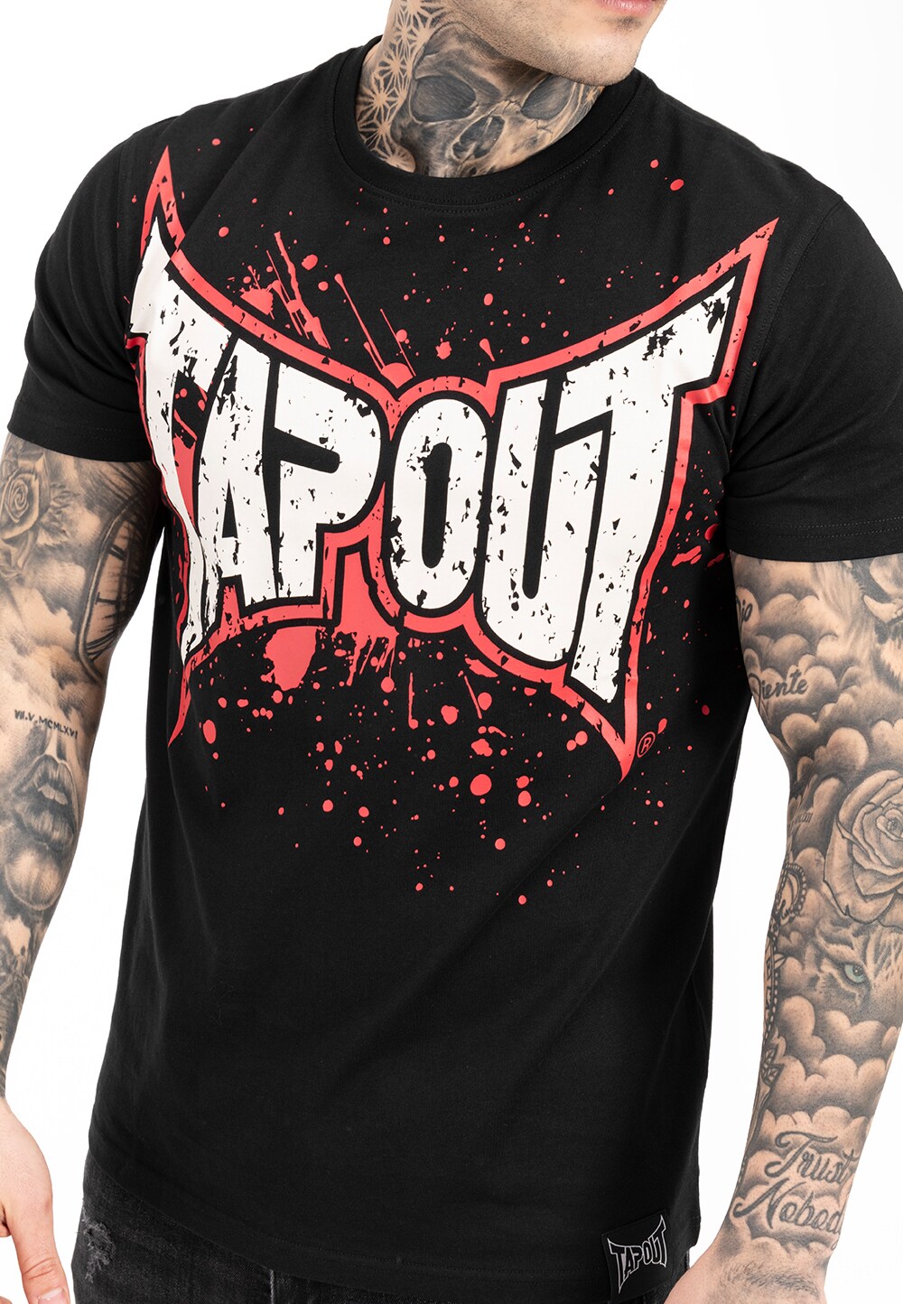 Tapout Herren T-Shirt normale Passform SPLASHING