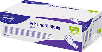 Hartmann Peha-Soft Gant D'Examen Médical Nitrile Blue L 150 Pièces