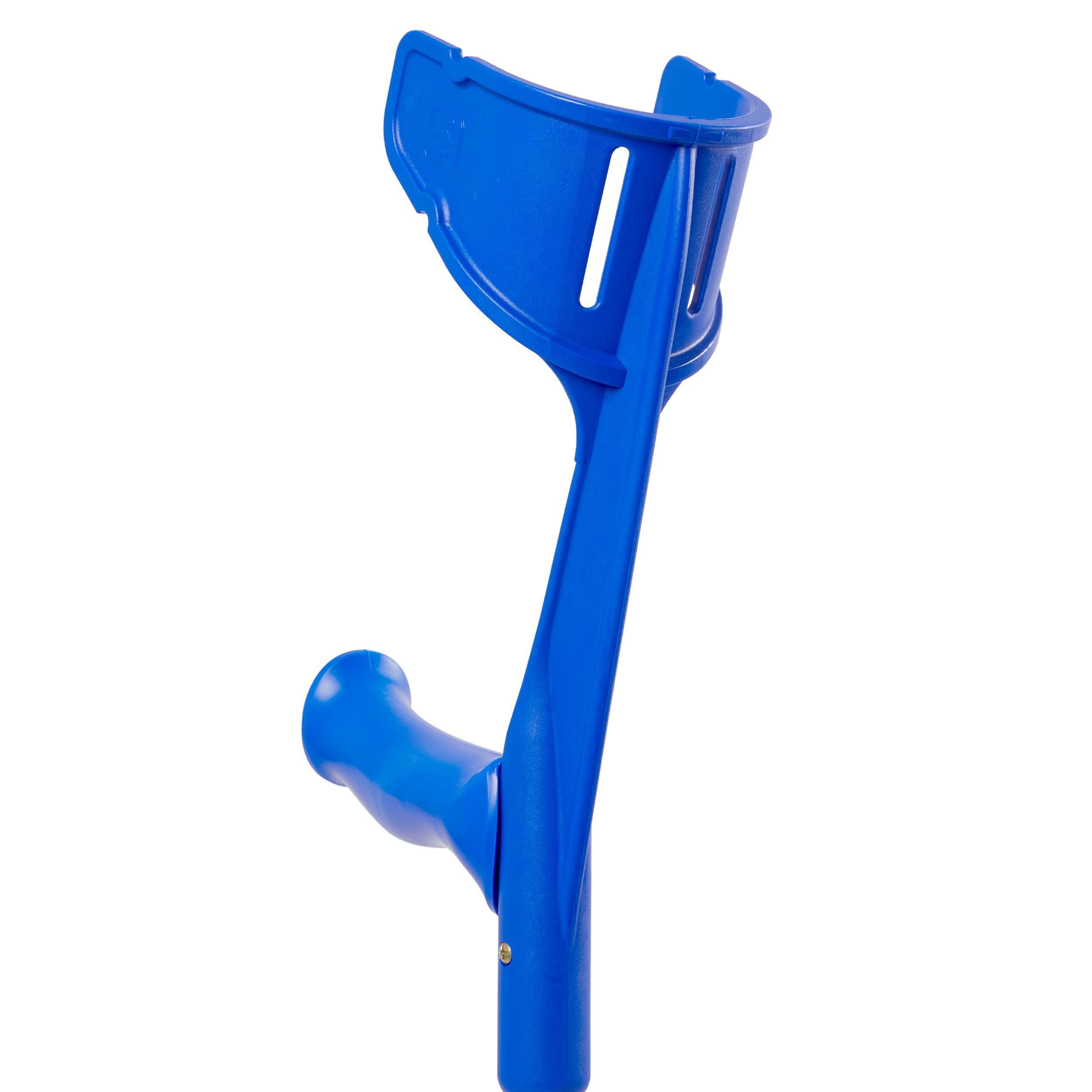 Rebotec Magic-Soft - 1x Krücke Gehhilfe Unterarmgehstütze in Blau