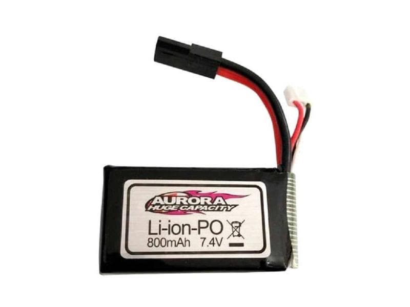 Absima RC-Akku LiPo 800 mAh 7.4 V Ersatzakku zu Absima 1:16 Fahrzeugen
