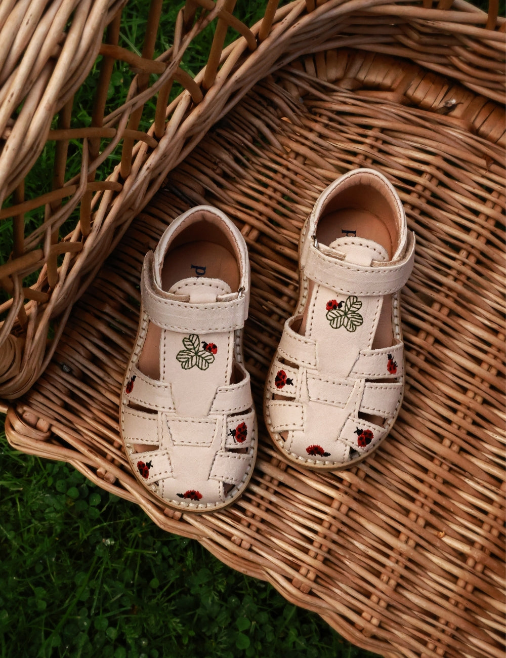 Ladybug Classic Sandal - Cream