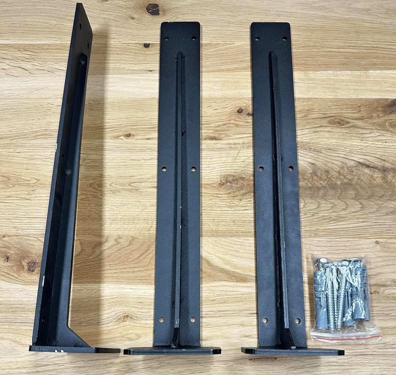 B-Stone SWW ophangbeugels voor sintered stone wastafel 100cm set van 2 inclusief bevestigingsmateriaal