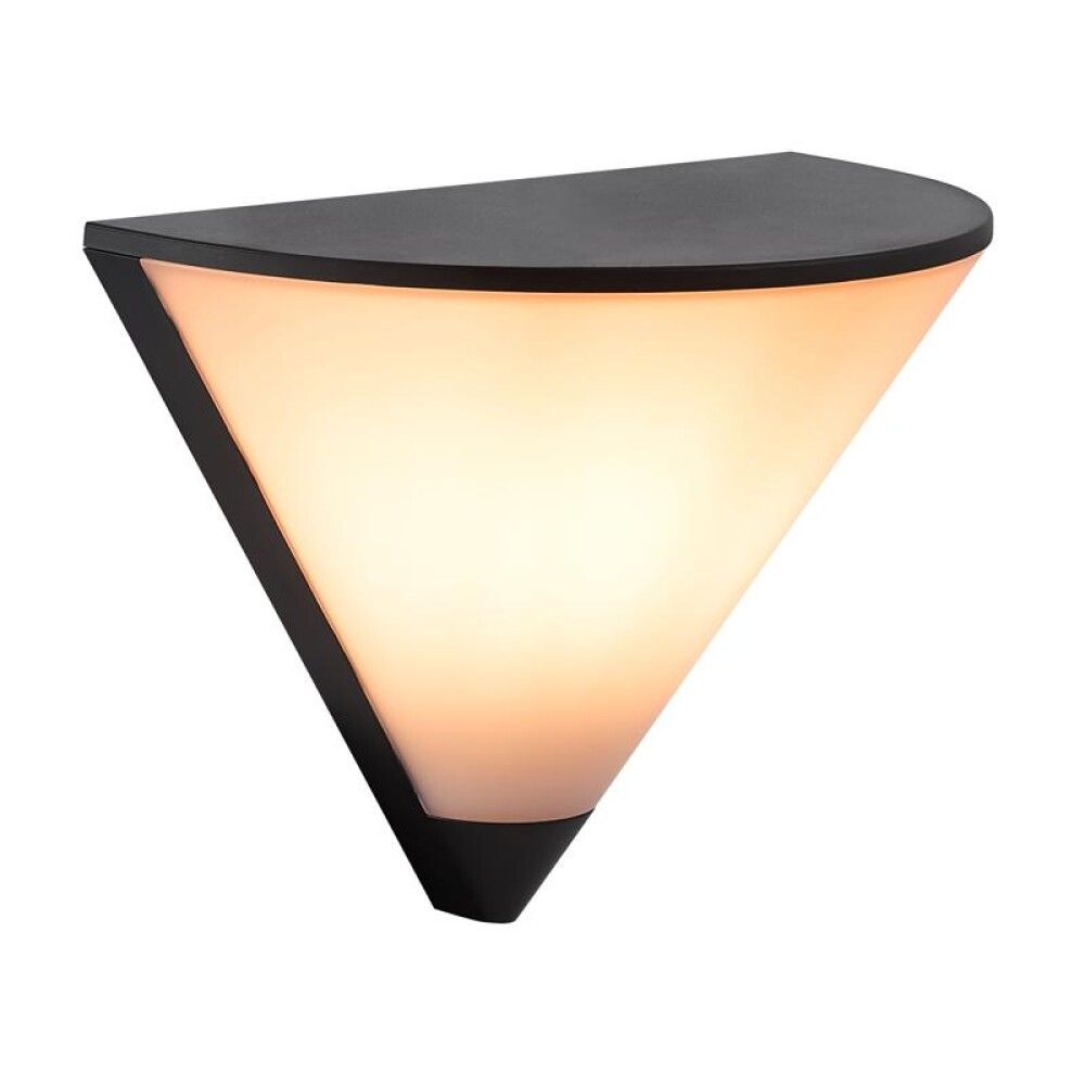 VEGGLAMPE NORDLUX UTE NOORSTAD 18,8X2CM SVART/HVIT