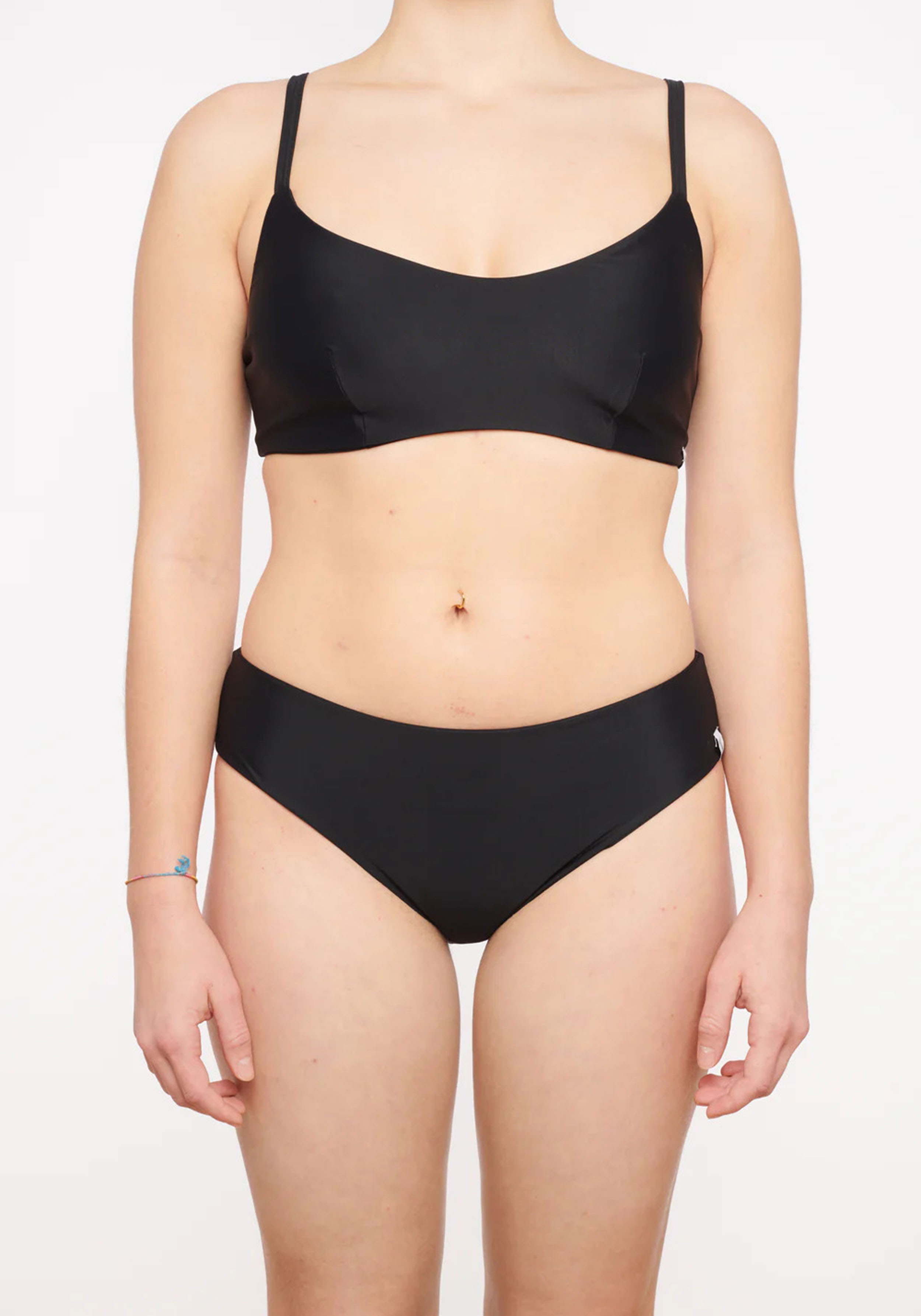 Neumuhle Bikini Top Biasca Net-Bikini Black Coal