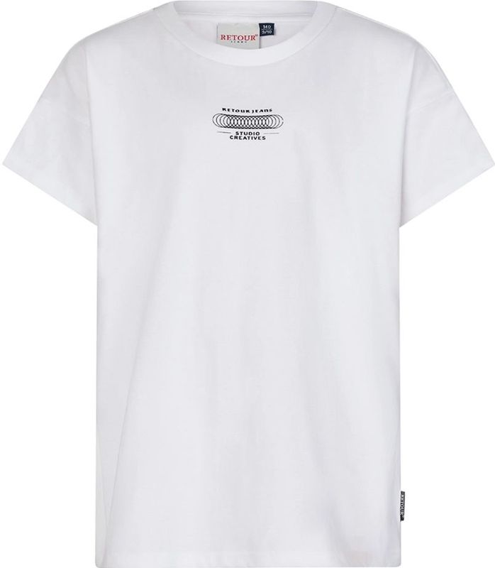 Retour - DAVIS - T-shirt - Wit - Katoen