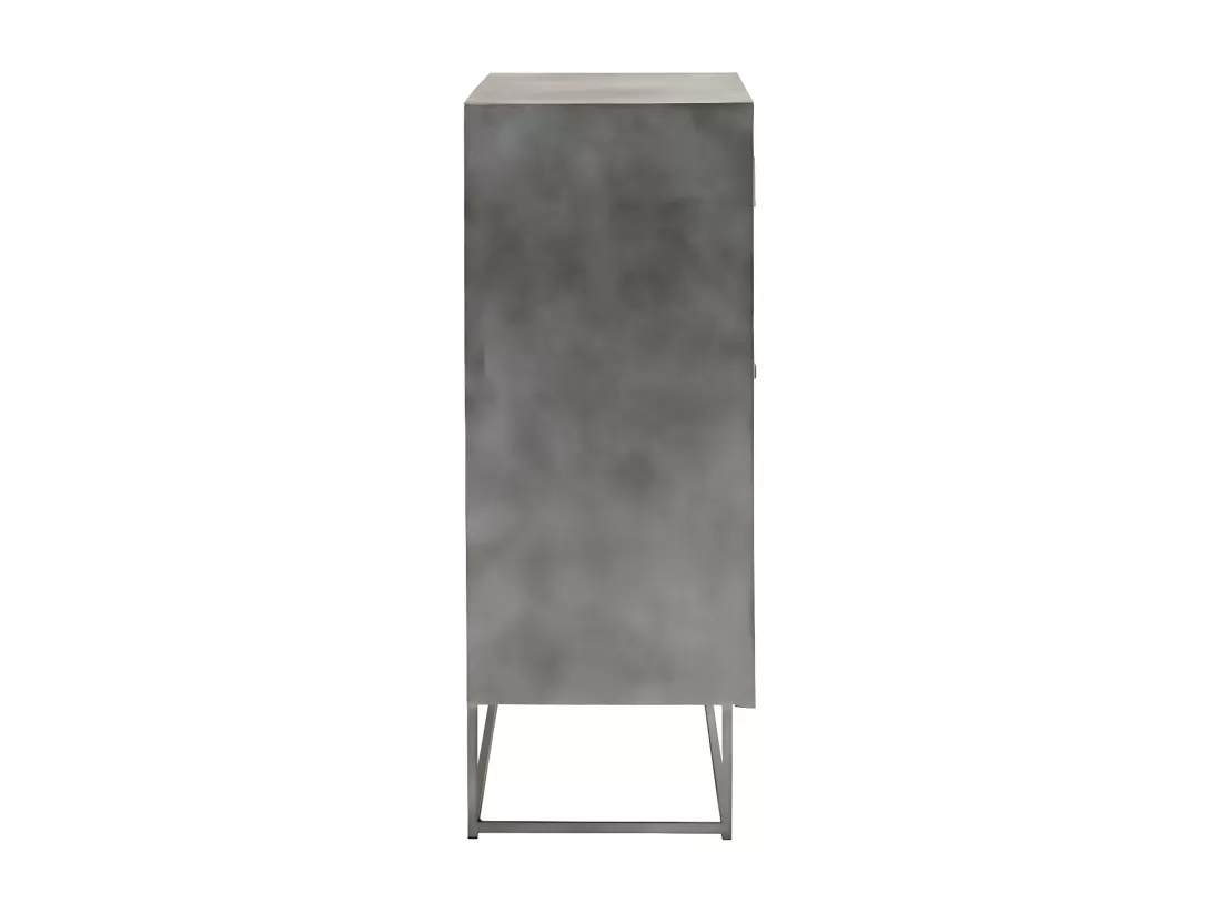 Vaisselier 2 portes Bois/Métal - ROTTERDAM n°1