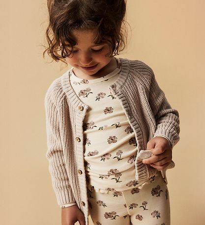 Lil' Atelier Body L/æ - NmfGavo Eko - Rib - Turteltaube/Peony