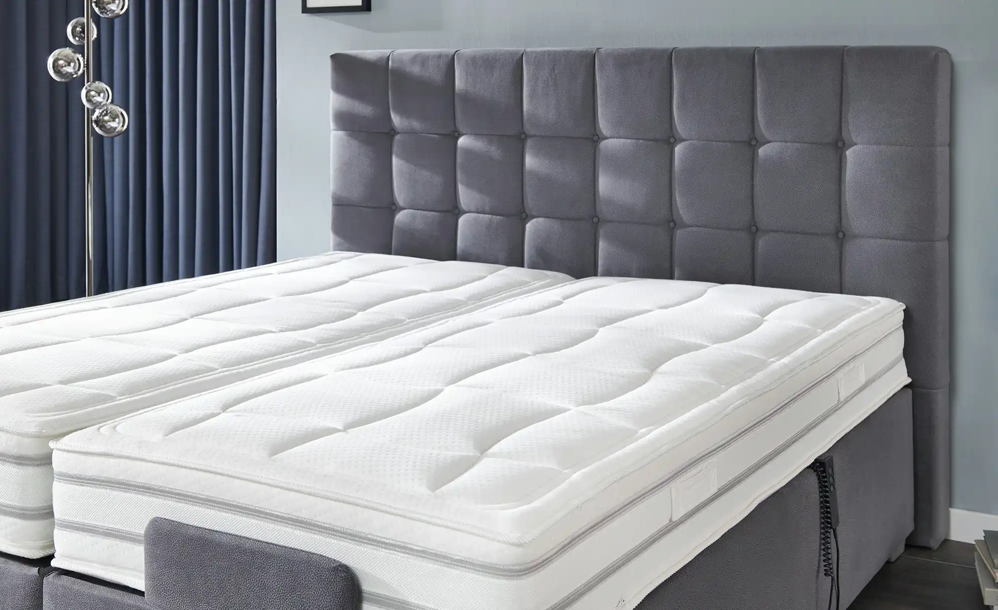 vanDoorn Motor-Boxspringbett mit Bettkasten Ohio