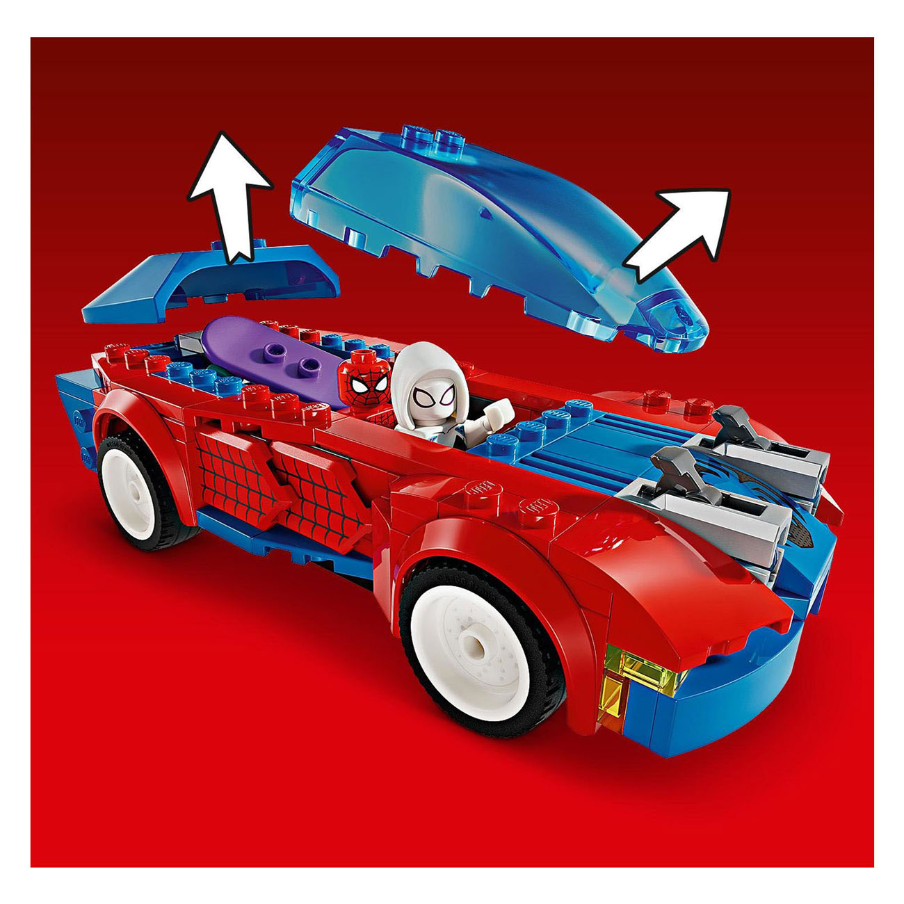 LEGO Super Heroes 76279 Spider-Man racewagen en Venom Green Goblin