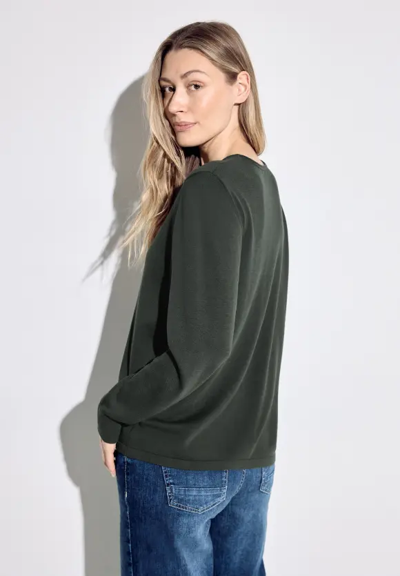 Basic Pullover - strong khaki