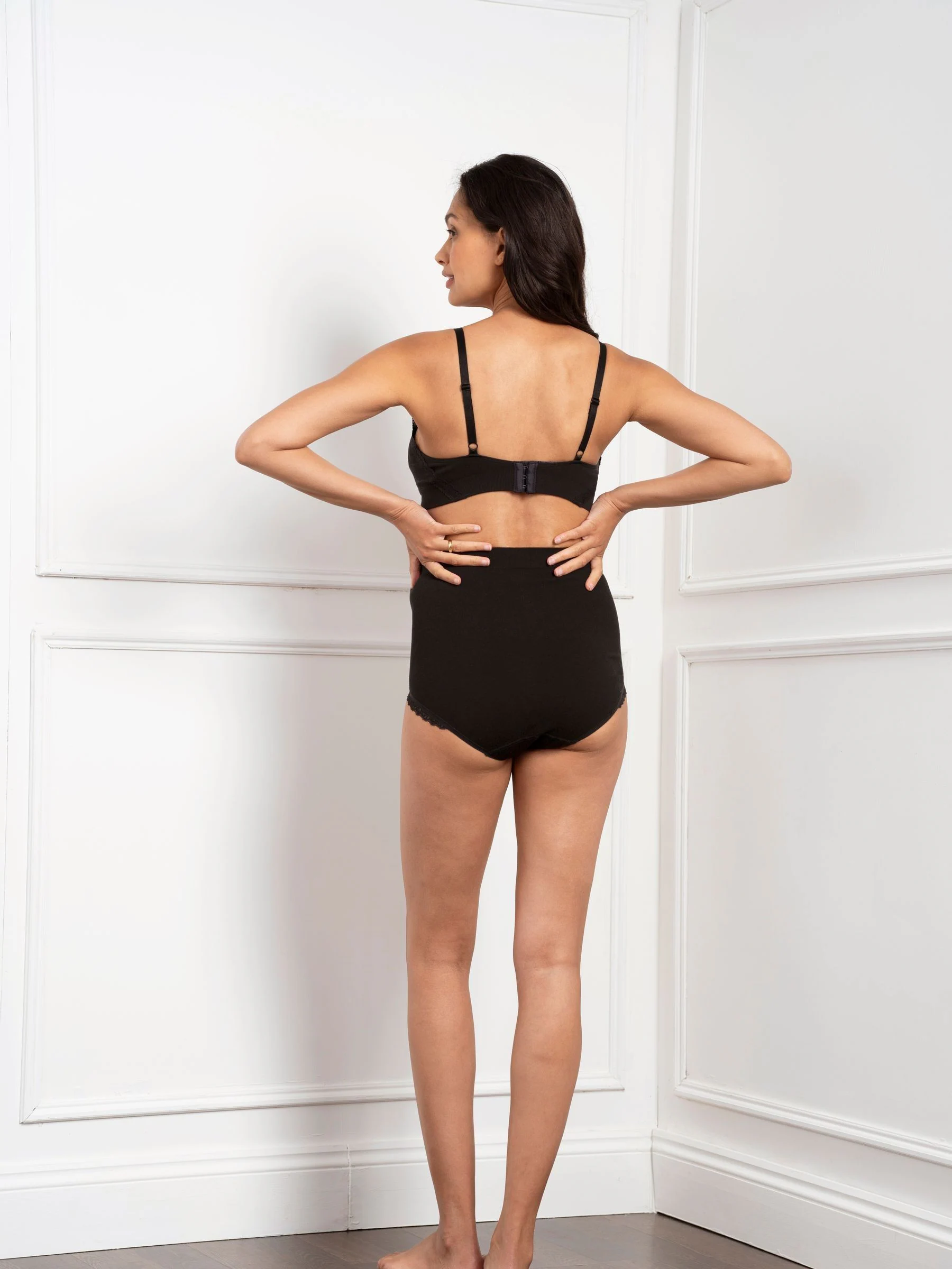 Seraphine 5 Pack Katoenen Rib Jersey zwangerschap & Postpartum Onderbroeken
