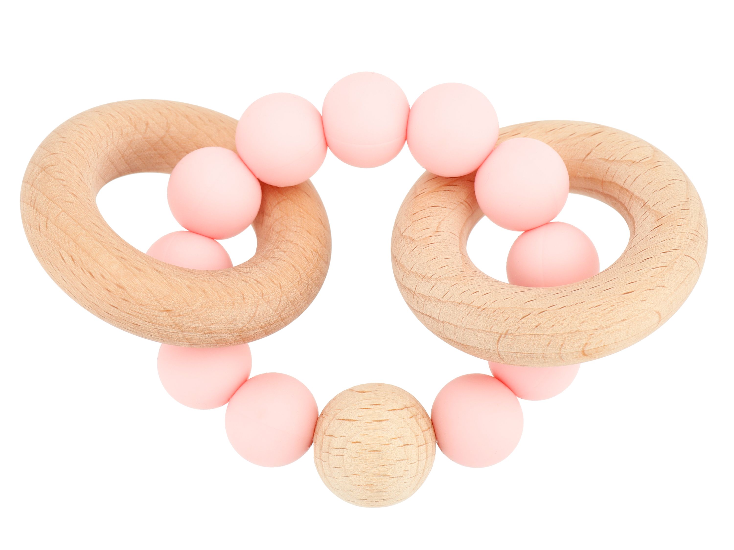 Beißring mit Silikonkette