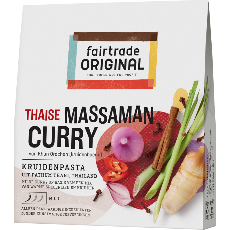 Fairtrade Original Kruidenpasta Thaise massaman curry