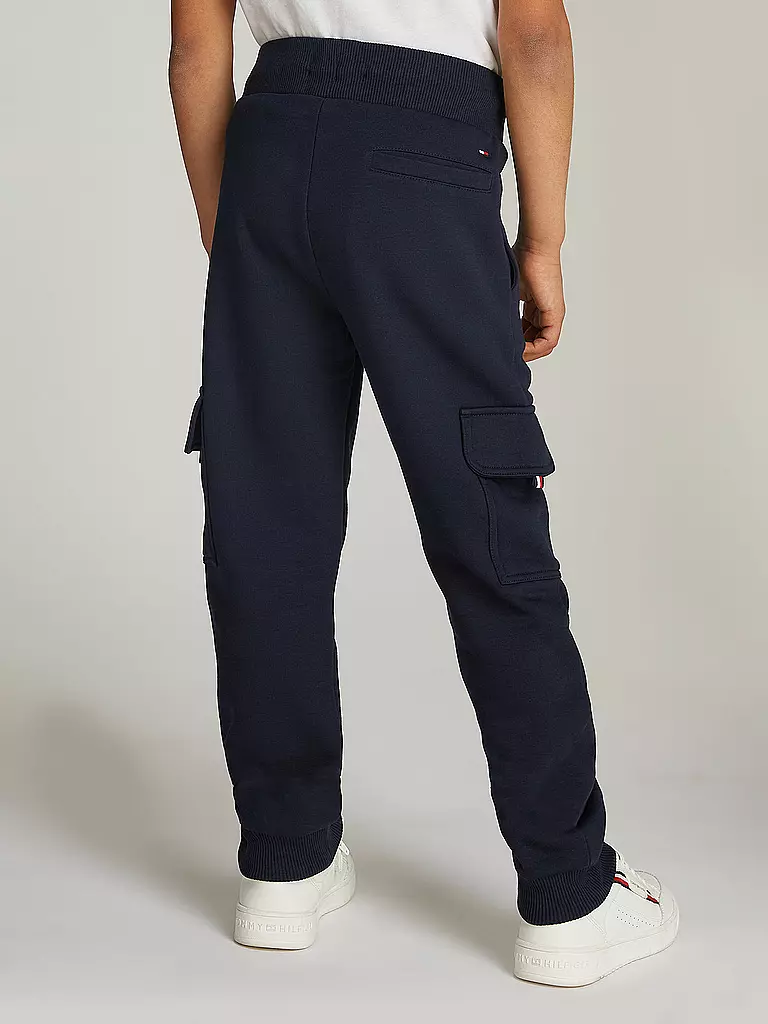 TOMMY HILFIGER Jungen Jogginghose dunkelblau