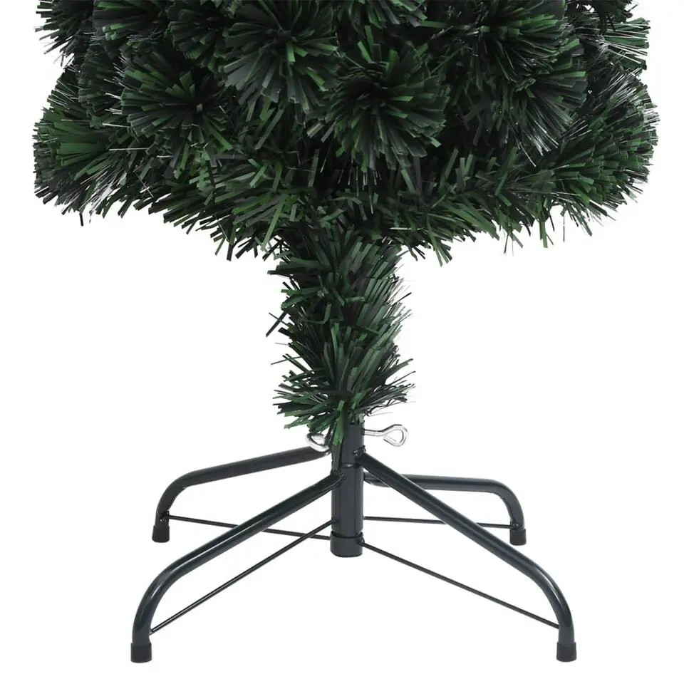vidaXL Kunstkerstboom met standaard smal 180 cm glasvezel