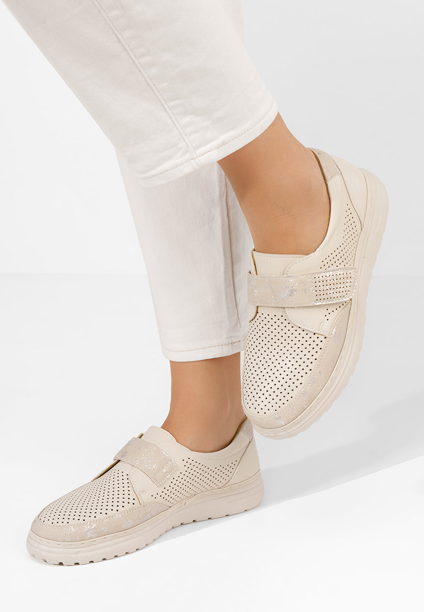 Chaussures casual femme beige Mayalia