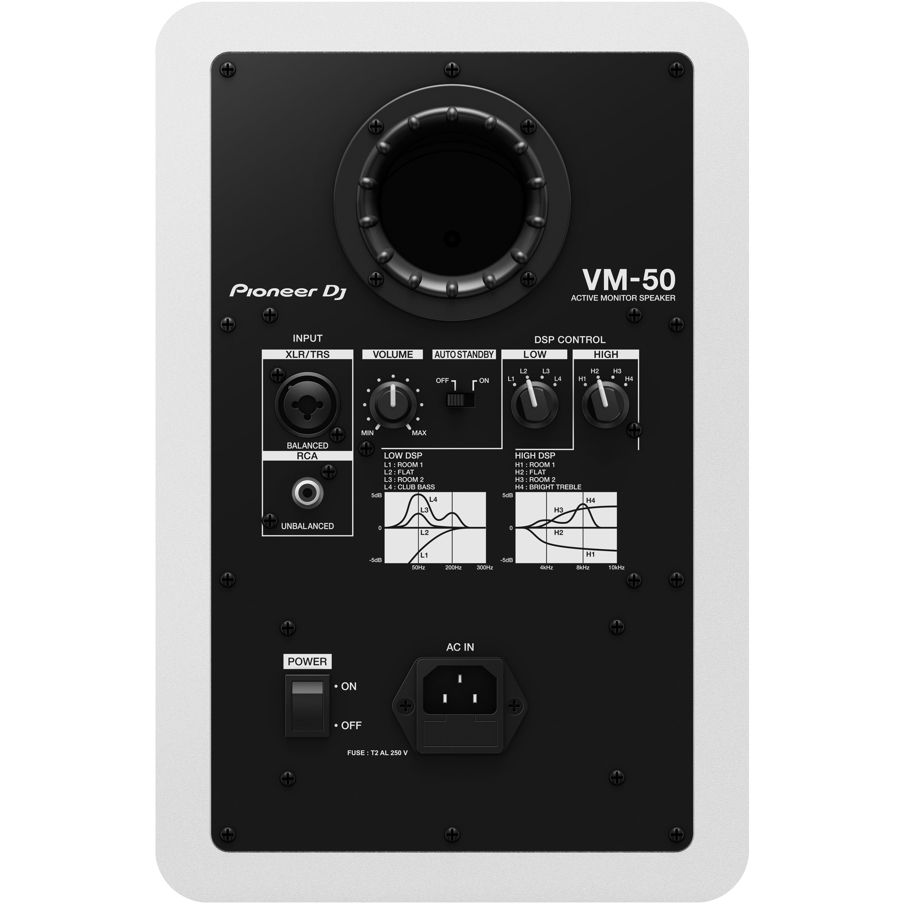 Pioneer DJ VM-50-W actieve DJ-monitor (per stuk)