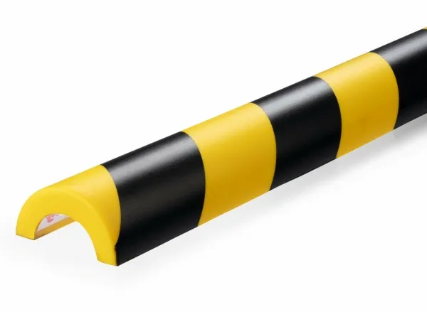 Durable 1115130, Polyurethan (PU), Sort, Gul, Afrundet, 1000 mm, 50 mm, 3 cm