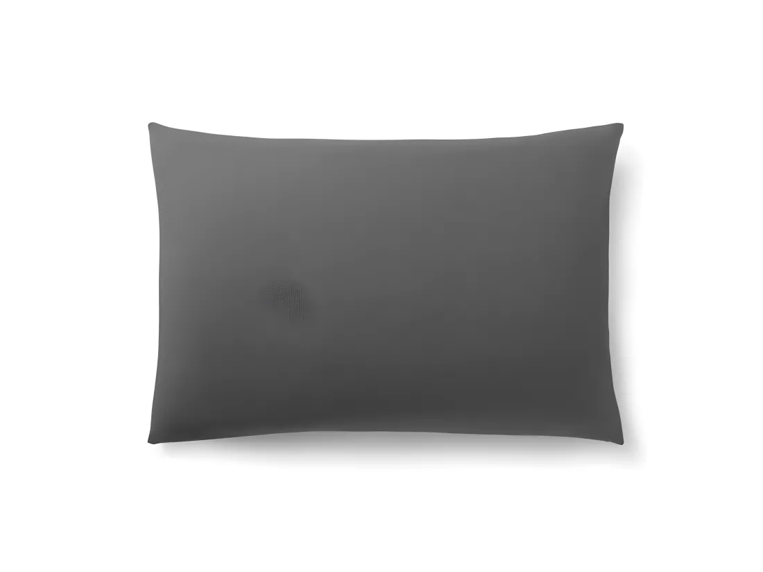 Taie D'oreiller Anthracite 50 X 70 Cm / 100% Coton / 57 Fils/cm²