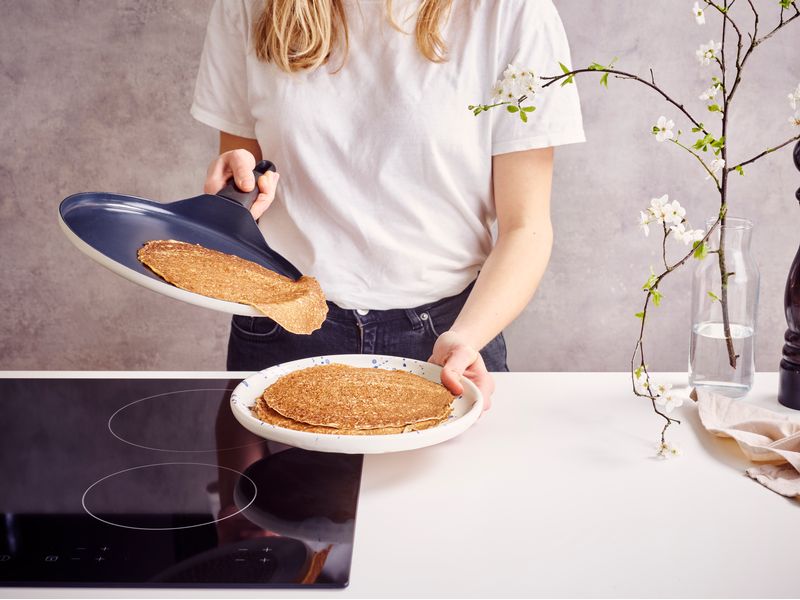 Brabantia Crêpes-Pfanne Indu  24 cm Pancake-Pfanne mit Antihaftbeschichtung
