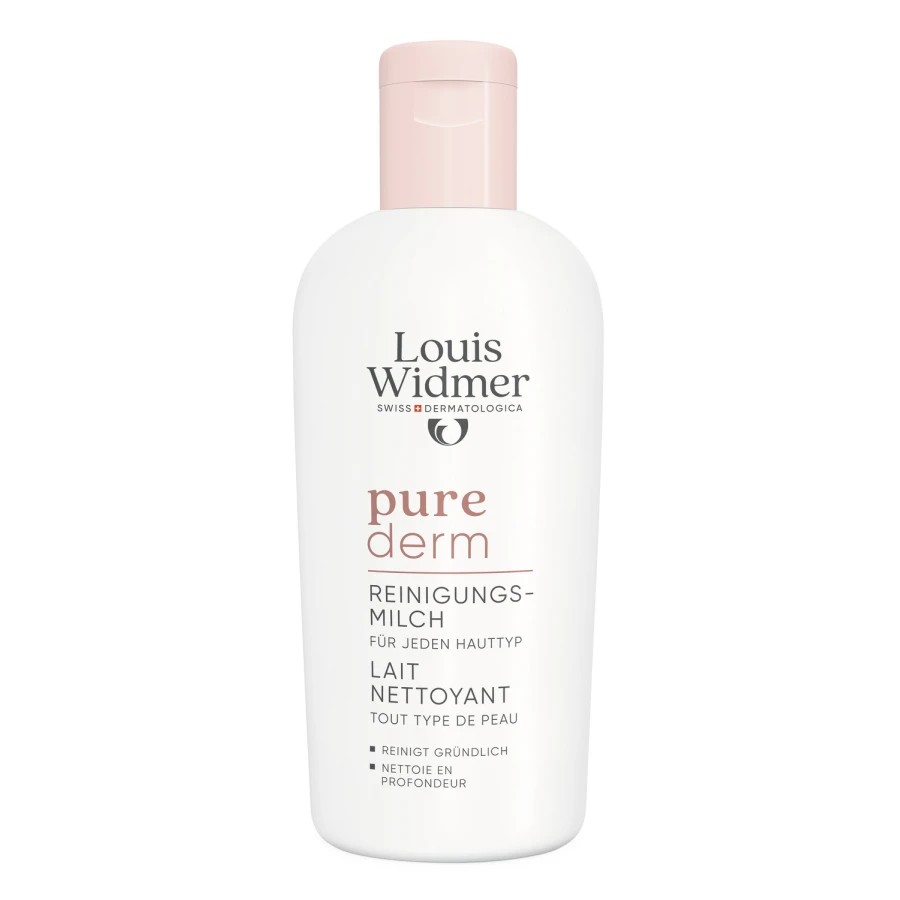 LOUIS WIDMER Purederm Reinigungsmilch<br>200 ml, Milch, parfumiert