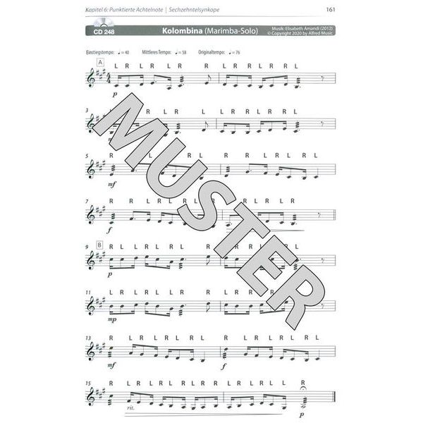 Alfred Music Publishing Garantiert Marimba lernen