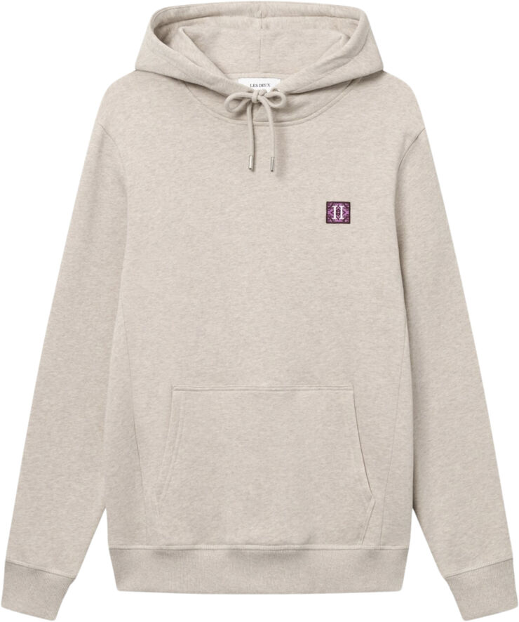 Les Deux Piece 2. 0 Hoodie Light desert sand melange/magenta-shiraz