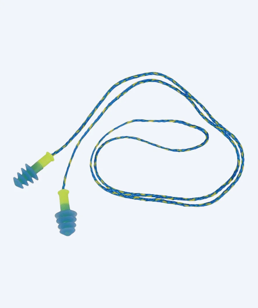 Mack´s ørepropper til svømning 1 par - Ear Seals - Blå/gul