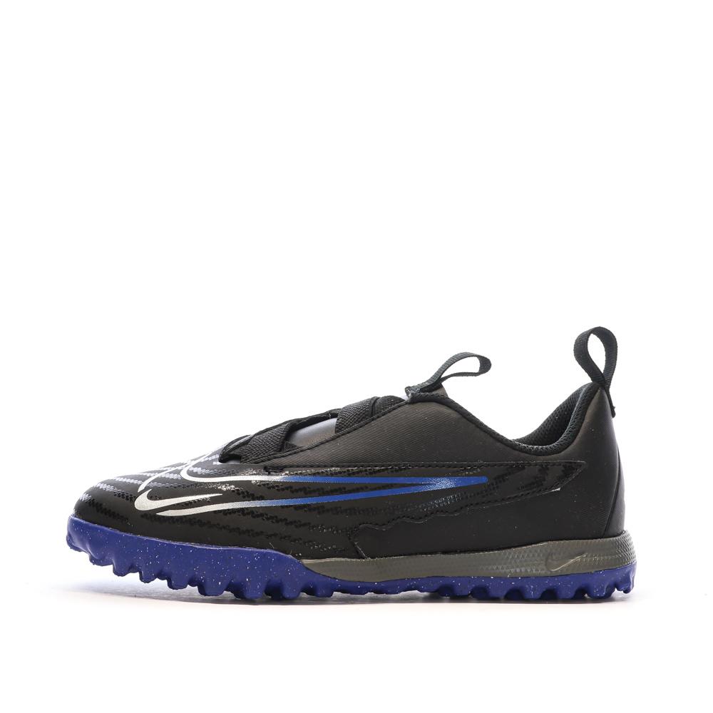 Nike Chaussures de Foot Noir/Bleu Junior Nike Phantom GX Academy TF