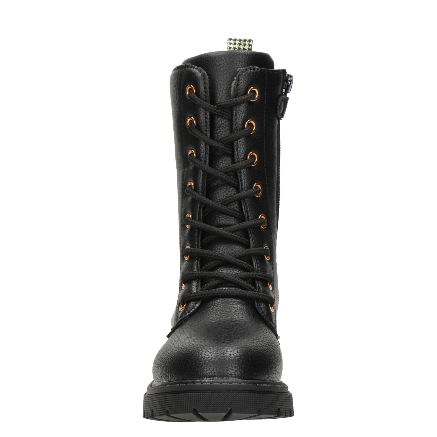 meisjes veterboot Nelson Kids Zwart