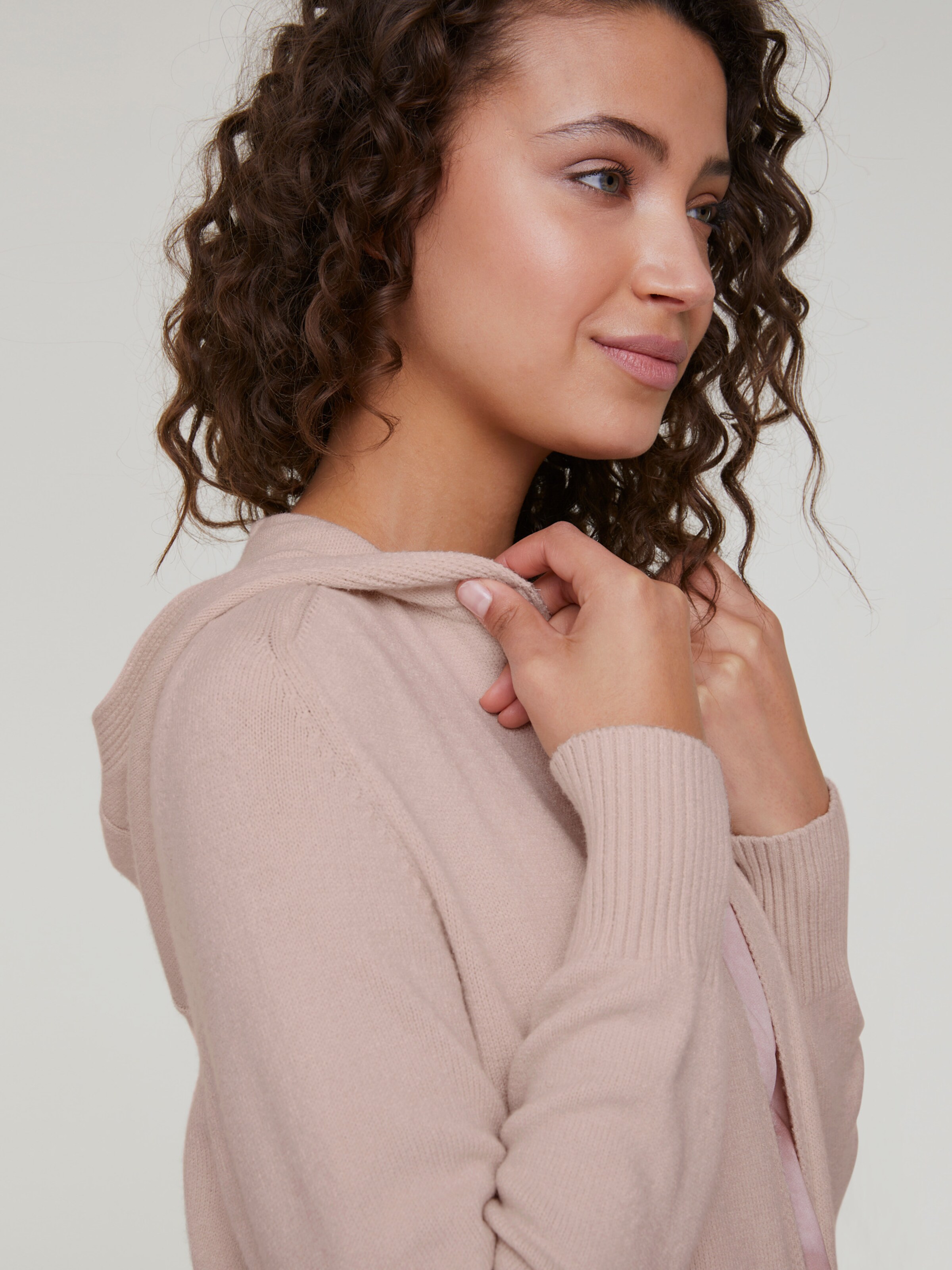 Long-Strickjacke