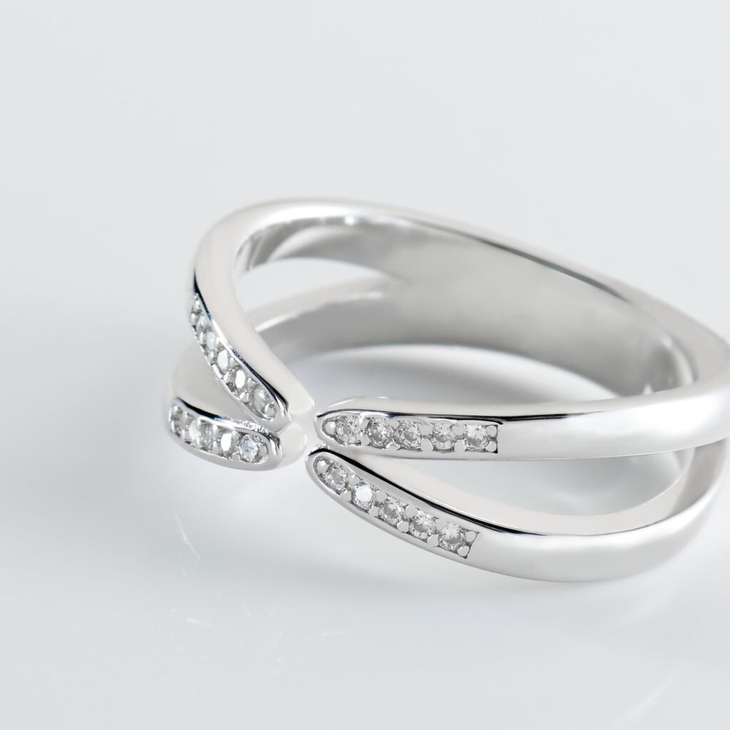 Bague Michee Argent Oxydes De Zirconium